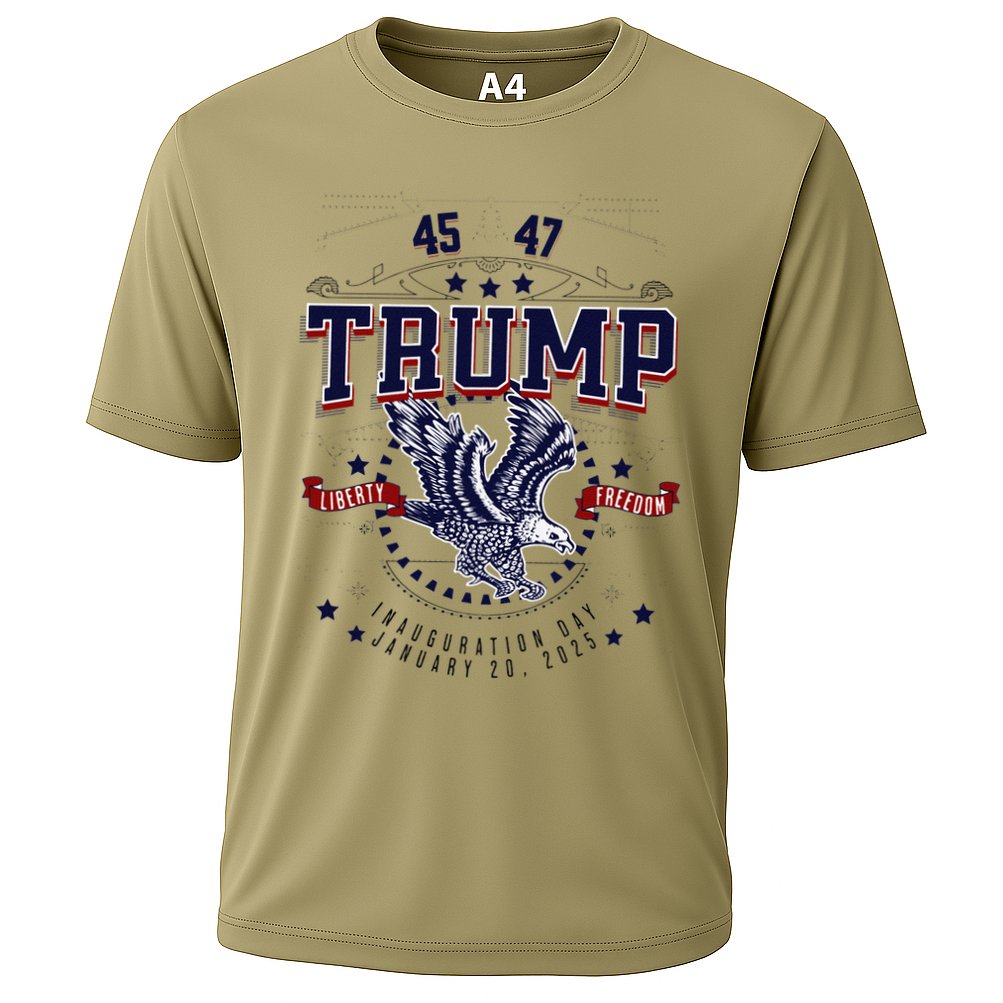 Trump Inauguration Day January 2025 Eagle Gift Cooling Performance Crew T-Shirt