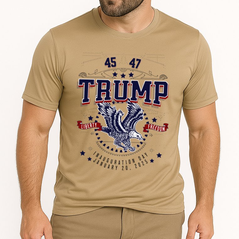 Trump Inauguration Day January 2025 Eagle Gift Cooling Performance Crew T-Shirt