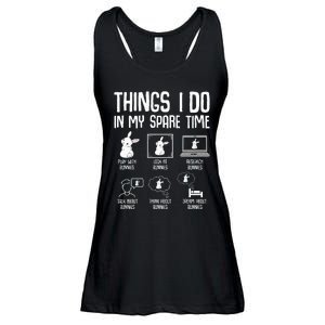 Things I Do In My Spare Time Bunny Rabbit Ladies Essential Flowy Tank