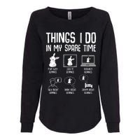 Things I Do In My Spare Time Bunny Rabbit Womens California Wash Sweatshirt