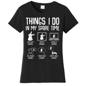 Things I Do In My Spare Time Bunny Rabbit Women's T-Shirt