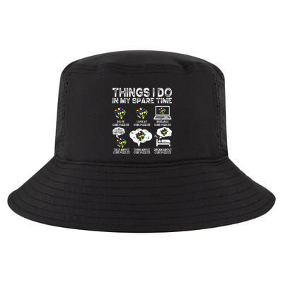 Things I Do In My Spare Time Cube Puzzle Speed Cubing Funny Great Gift Cool Comfort Performance Bucket Hat