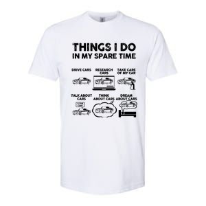 Things I Do In My Spare Time Funny Car Guy Car Enthusiast Softstyle CVC T-Shirt