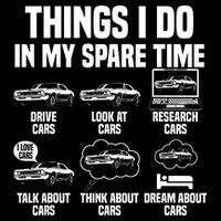 Things I Do In My Spare Time Car Enthusiast Classic Car Guy Impact Tech Backpack
