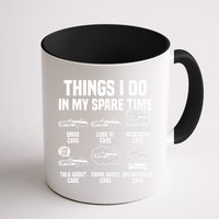 Things I Do In My Spare Time Car Enthusiast Classic Car Guy Mug