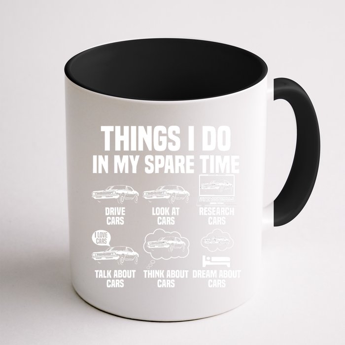 Things I Do In My Spare Time Car Enthusiast Classic Car Guy Mug