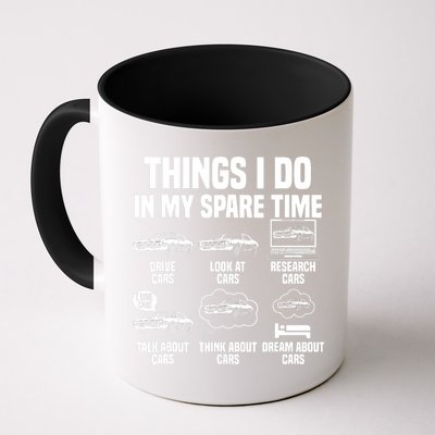 Things I Do In My Spare Time Car Enthusiast Classic Car Guy Mug