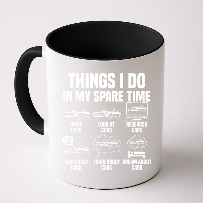 Things I Do In My Spare Time Car Enthusiast Classic Car Guy Mug
