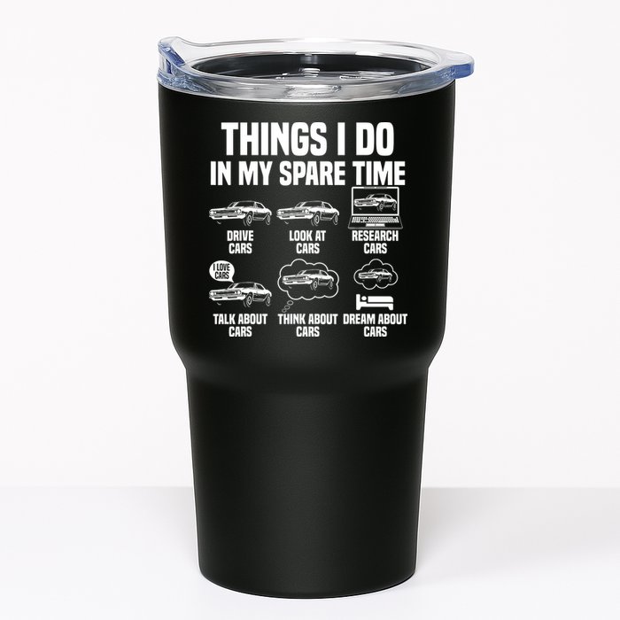 Things I Do In My Spare Time Car Enthusiast Classic Car Guy Tumbler
