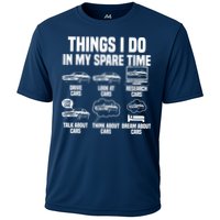 Things I Do In My Spare Time Car Enthusiast Classic Car Guy Performance Shirt