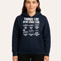 Things I Do In My Spare Time Car Enthusiast Classic Car Guy Hoodie