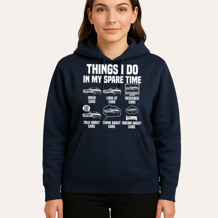 Things I Do In My Spare Time Car Enthusiast Classic Car Guy Hoodie