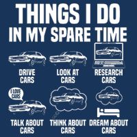 Things I Do In My Spare Time Car Enthusiast Classic Car Guy Sustainable Bucket Hat