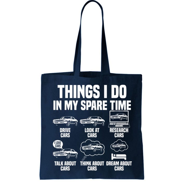 Things I Do In My Spare Time Car Enthusiast Classic Car Guy Bag