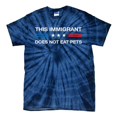 This Immigrant Does Not Eat Pets 2024 Election Vote Kamala Tie-Dye T-Shirt