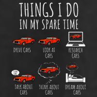 Things I Do In My Spare Time Funny Car Enthusiast Car Lover 25L Jumbo Tote