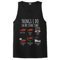 Things I Do In My Spare Time Funny Car Enthusiast Car Lover PosiCharge Competitor Tank