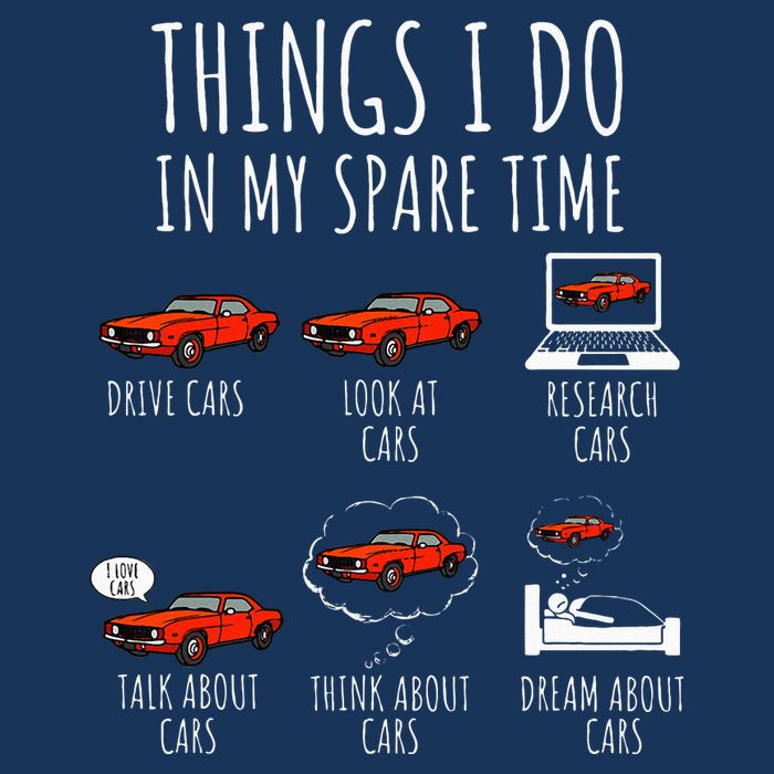 Things I Do In My Spare Time Funny Car Enthusiast Car Lover Infant Baby Jersey Bodysuit