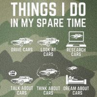 Things I Do In My Spare Time Funny Car Guy Car Enthusiast Legacy Tie Dye Trucker Hat