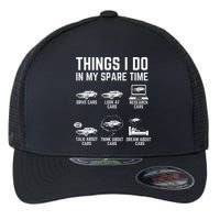 Things I Do In My Spare Time Funny Car Guy Car Enthusiast Flexfit Unipanel Trucker Cap