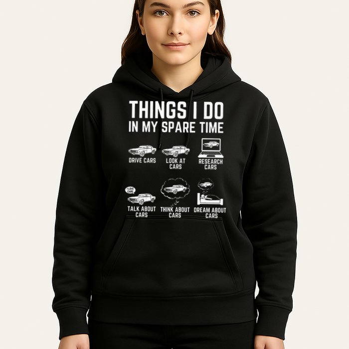 Things I Do In My Spare Time Funny Car Guy Car Enthusiast Hoodie