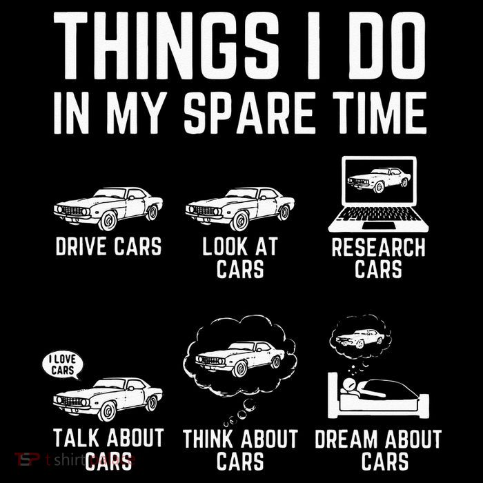 Things I Do In My Spare Time Funny Car Guy Car Enthusiast City Backpack