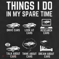 Things I Do In My Spare Time Funny Car Guy Car Enthusiast 11oz C Handle Ceramic Mug