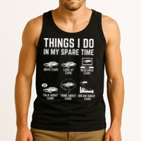Things I Do In My Spare Time Funny Car Guy Car Enthusiast Tank Top