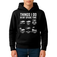Things I Do In My Spare Time Funny Car Guy Car Enthusiast Kids Hoodie