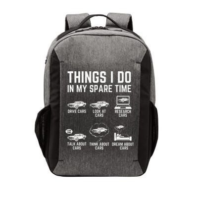 Things I Do In My Spare Time Funny Car Guy Car Enthusiast Vector Backpack