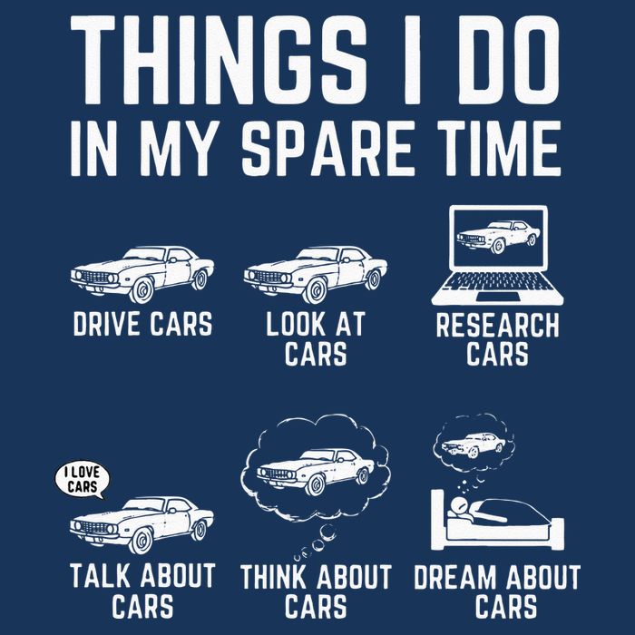 Things I Do In My Spare Time Funny Car Guy Car Enthusiast Infant Baby Jersey Bodysuit