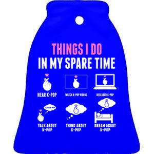 Things I Don In My Spare Time Kpop Merch Kgiftpop Merchandise Gift Ceramic Bell Ornament