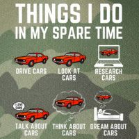 Things I Do In My Spare Time Funny Car Enthusiast Car Lover Legacy Tie Dye Trucker Hat