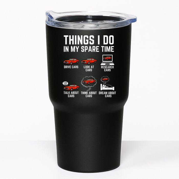 Things I Do In My Spare Time Funny Car Enthusiast Car Lover Tumbler
