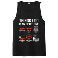 Things I Do In My Spare Time Funny Car Enthusiast Car Lover PosiCharge Competitor Tank