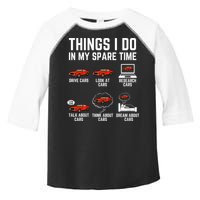 Things I Do In My Spare Time Funny Car Enthusiast Car Lover Toddler Fine Jersey T-Shirt