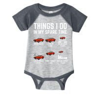 Things I Do In My Spare Time Funny Car Enthusiast Car Lover Infant Baby Jersey Bodysuit