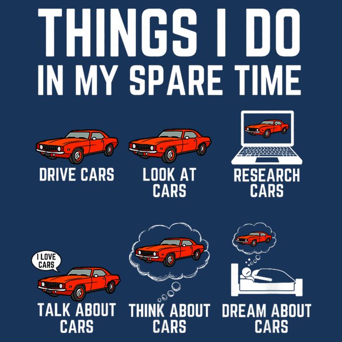 Things I Do In My Spare Time Funny Car Enthusiast Car Lover Infant Baby Jersey Bodysuit