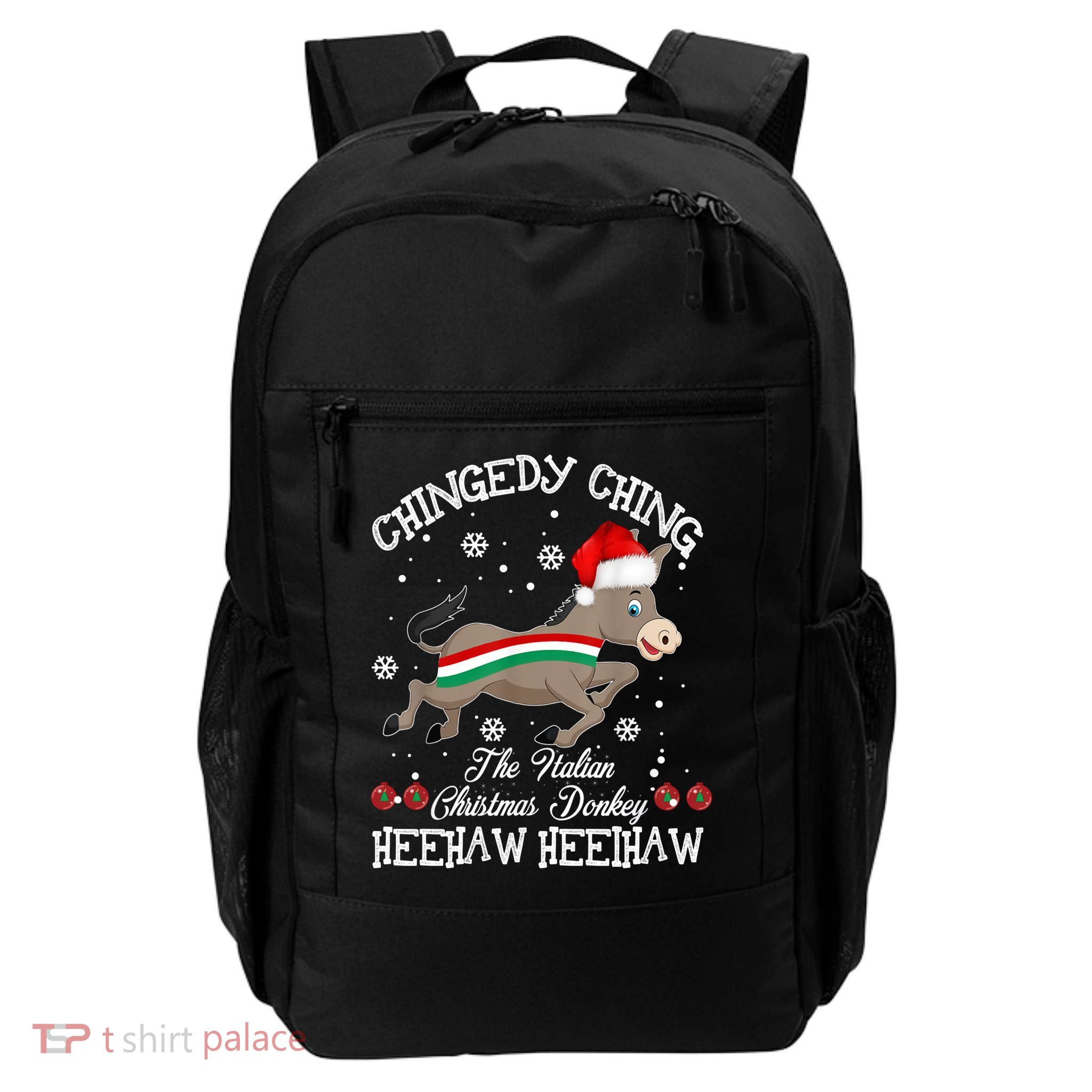 The Italian Donkey Christmas Chingedy Ching Dominick Donkey Xmas Backpack