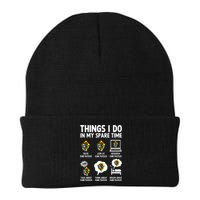 Things I Do In My Spare Time Cube Puzzle Speed Cubing Knit Cap Winter Beanie