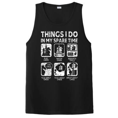 Things I Do In My Spare Time Chess Player Funny Chess Lover PosiCharge Competitor Tank