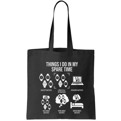 Things I Do In My Spare Time Horologist Watch Collector Bag