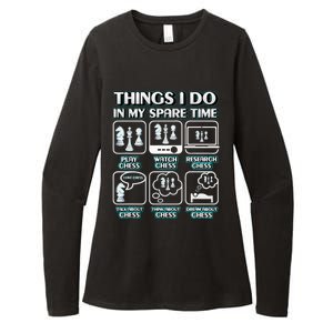 Things I Do In My Spare Time Chess Player Chess Womens CVC Long Sleeve Shirt