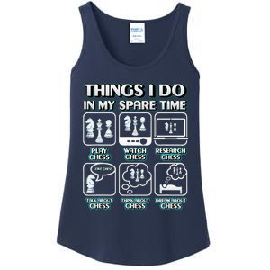 Things I Do In My Spare Time Chess Player Chess Ladies Essential Tank