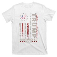 Trump Inauguration Day 2025 Memorabilia Usa Flag Vintage T-Shirt