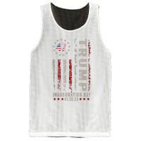 Trump Inauguration Day 2025 Memorabilia Usa Flag Vintage Mesh Reversible Basketball Jersey Tank