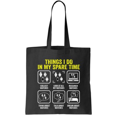 Things I Do In My Spare Time Horologist Watch Collector Bag