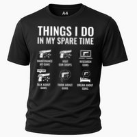Things I Do In My Spare Time Funny Gun Lover Gun Enthusiast Performance Shirt