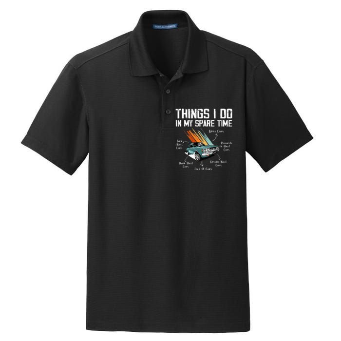 Things I Do In My Spare Time Funny Car Enthusiast Car Lover Dry Zone Grid Polo