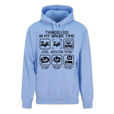 Things I Do In My Spare Time RC Car Racing Racers Enthusiast Unisex Surf Hoodie